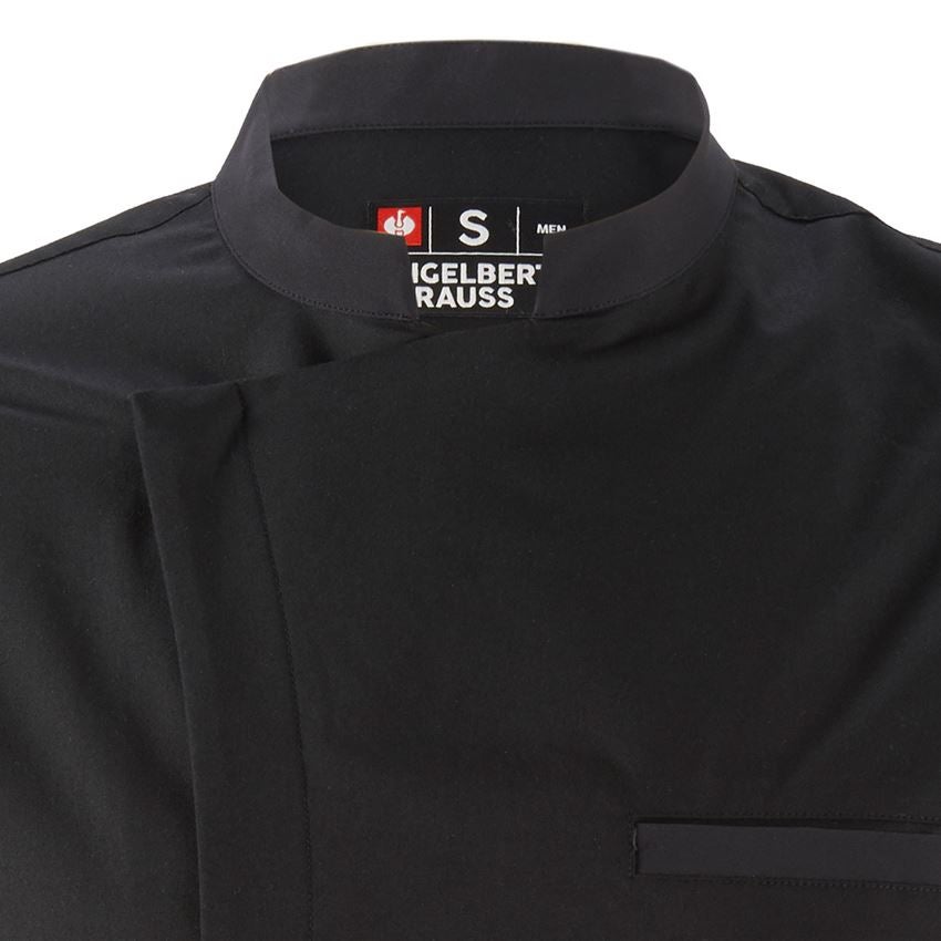Shirts & Co.: e.s. Kochhemd + schwarz 2