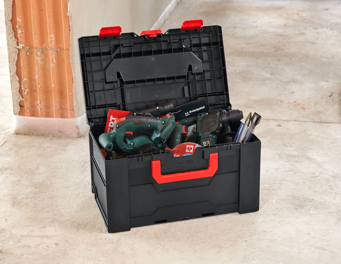 STRAUSSbox System: STRAUSSbox 280 large + schwarz/rot 1