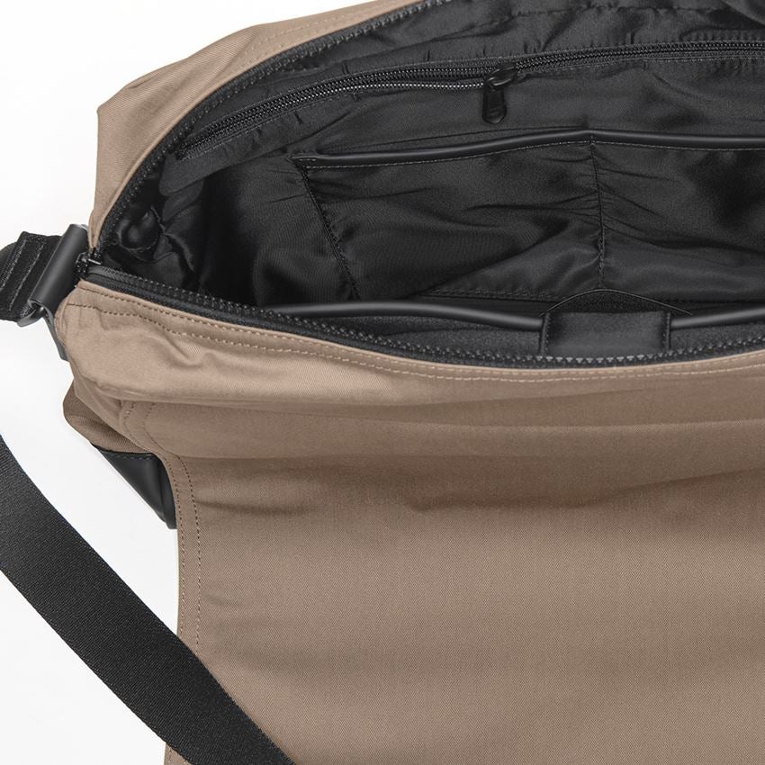 Bekleidung: Messenger Bag e.s.motion ten Geschenk-Set + aschbraun 2