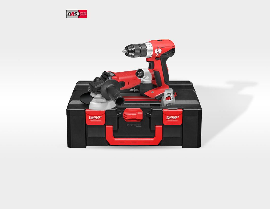 Elektrowerkzeuge: 18,0 V Akku-Winkelschleifer + Bohrschrauber M