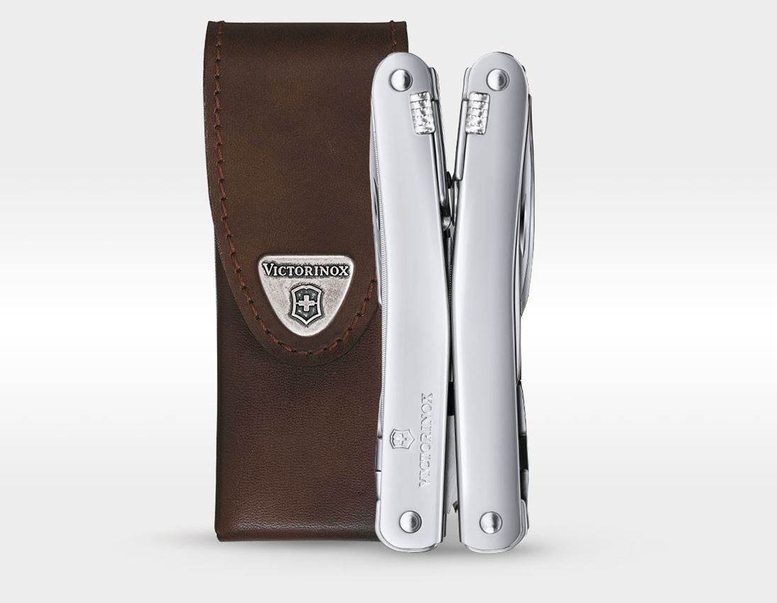 Messer: Victorinox SwissTool Spirit X, 3.0224.L, Lederetui