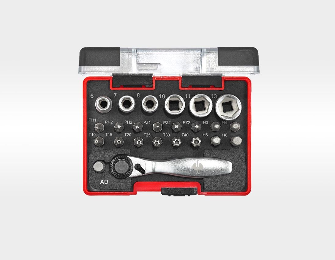 Bits: e.s. Bit-Box Color mit Mini-Ratsche