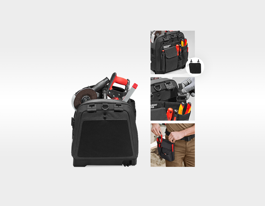 e.s.tool concept: Werkzeugtasche offen e.s.tool concept + schwarz 6