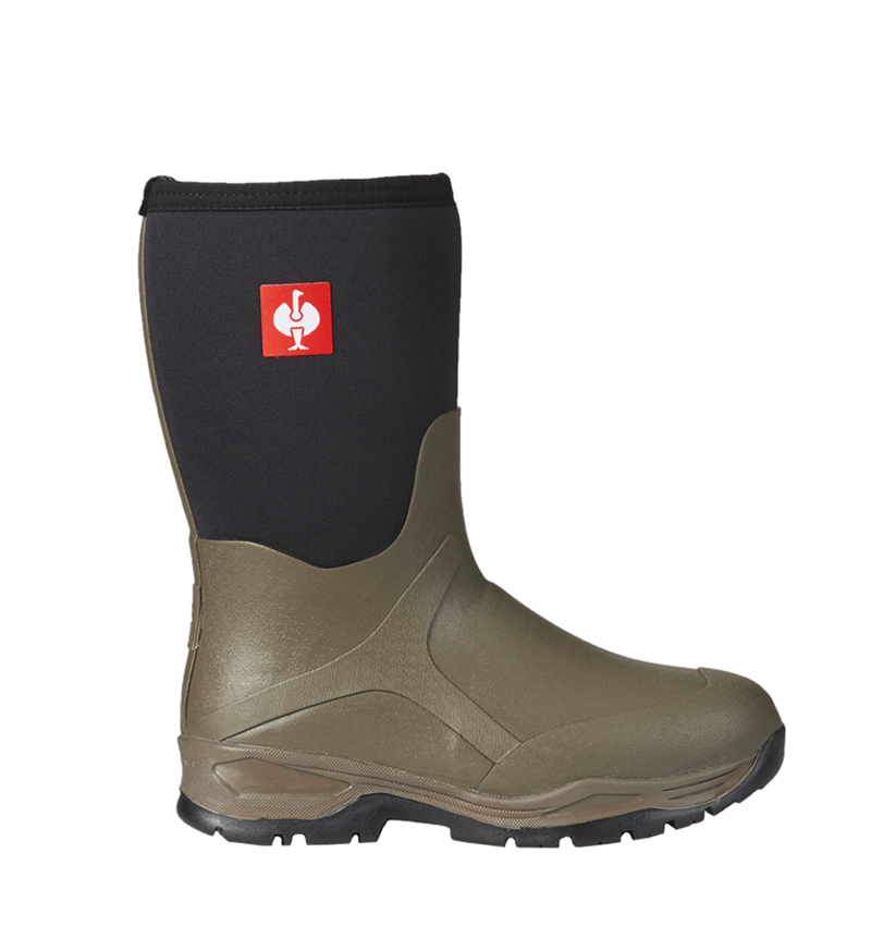 O4: e.s. O4 Neopren Spezialberufsstiefel Fides mid + stein/schwarz 1