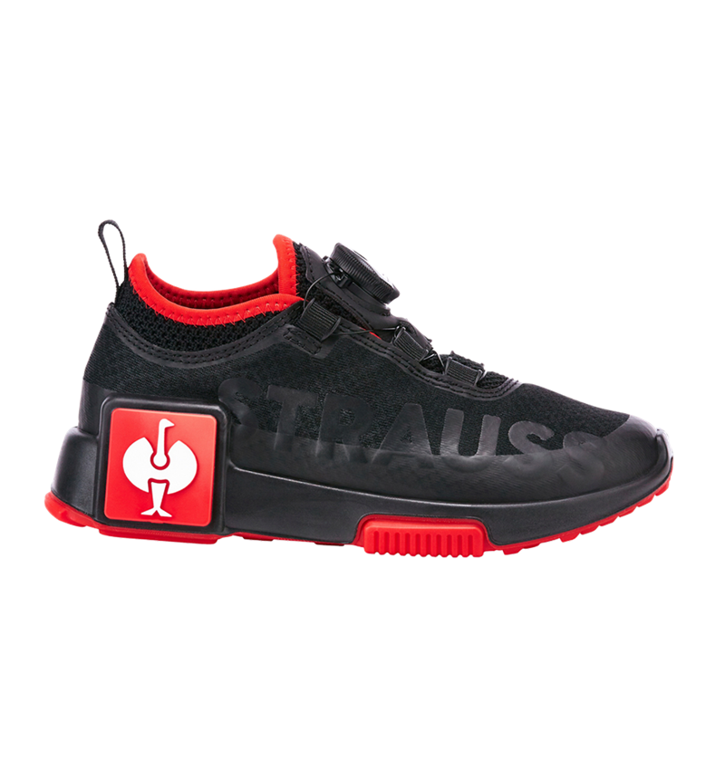 Kinderschuhe: Allroundschuhe e.s. Etosha, Kinder + schwarz/straussrot 4