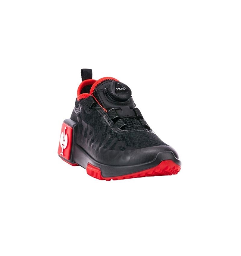 Kinderschuhe: Allroundschuhe e.s. Etosha, Kinder + schwarz/straussrot 5