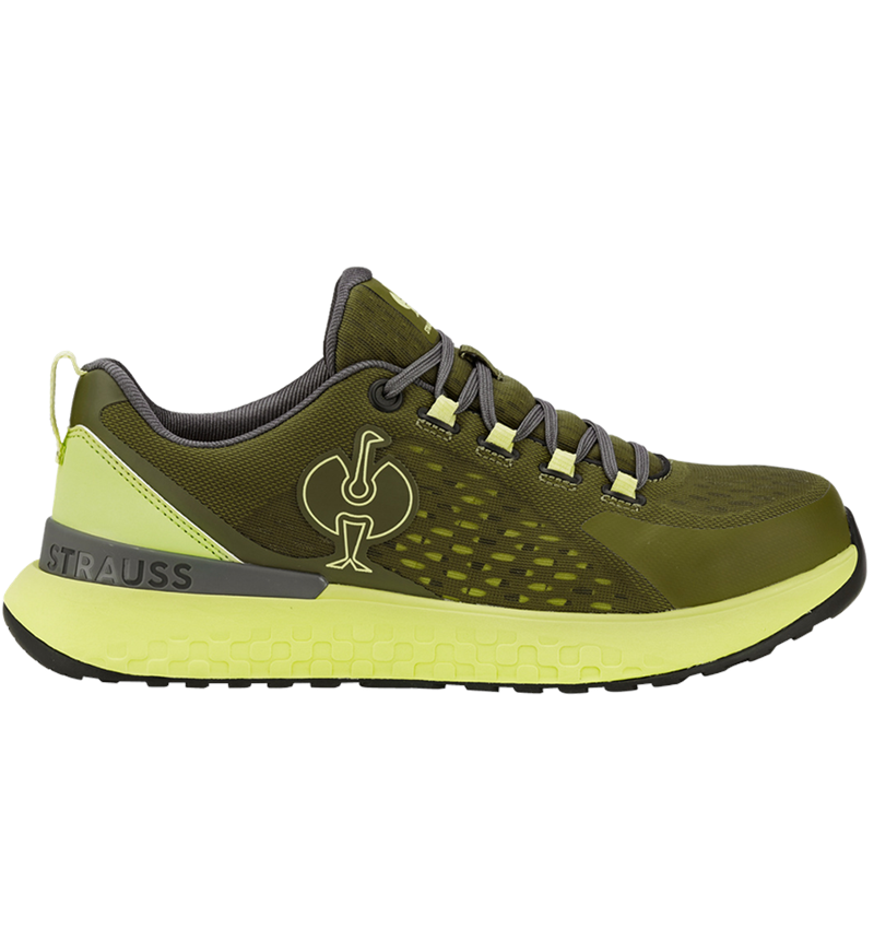 SB: SB Sicherheitshalbschuhe e.s. Comoe low + wacholdergrün/limegrün 2