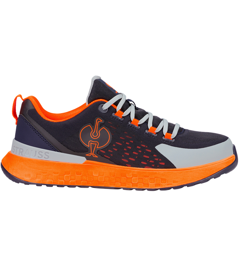 SB: SB Sicherheitshalbschuhe e.s. Comoe low + dunkelblau/warnorange 4