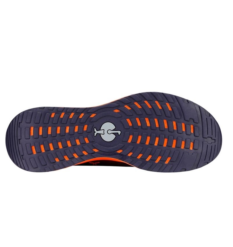 SB: SB Sicherheitshalbschuhe e.s. Comoe low + dunkelblau/warnorange 6