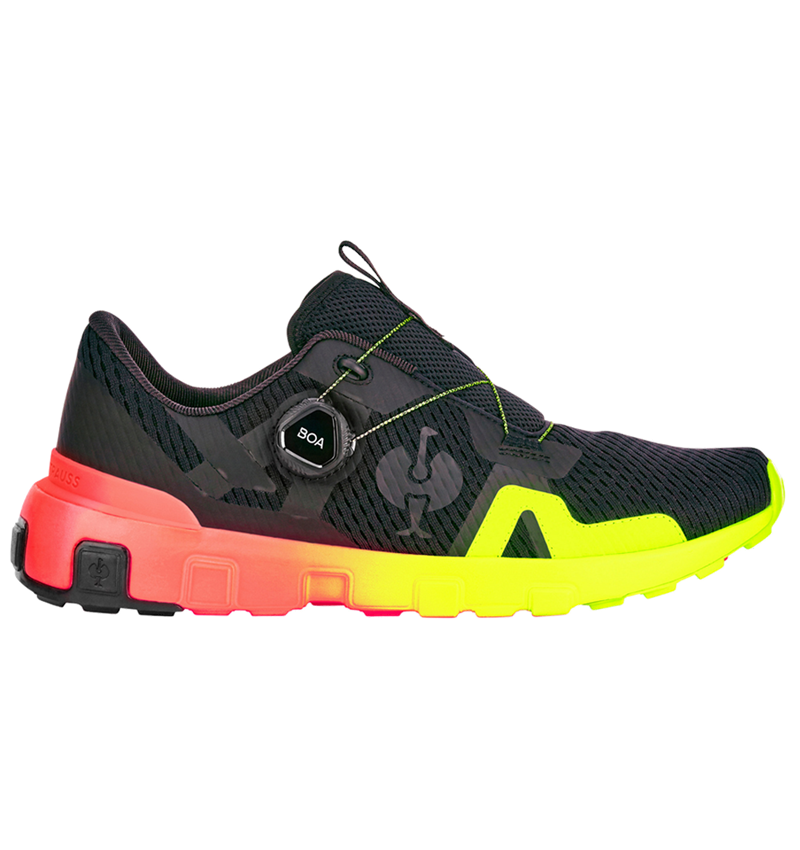 Sonstige Berufsschuhe: Allroundschuhe e.s. Toledo low + schwarz/warnrot/warngelb 4