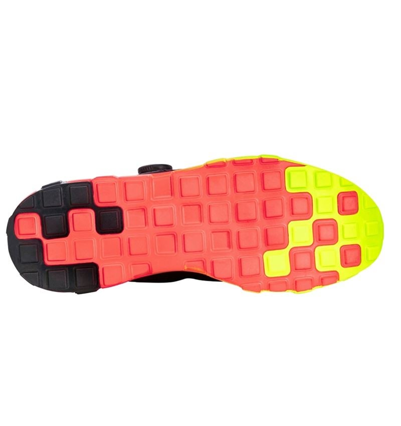 Sonstige Berufsschuhe: Allroundschuhe e.s. Toledo low + schwarz/warnrot/warngelb 6