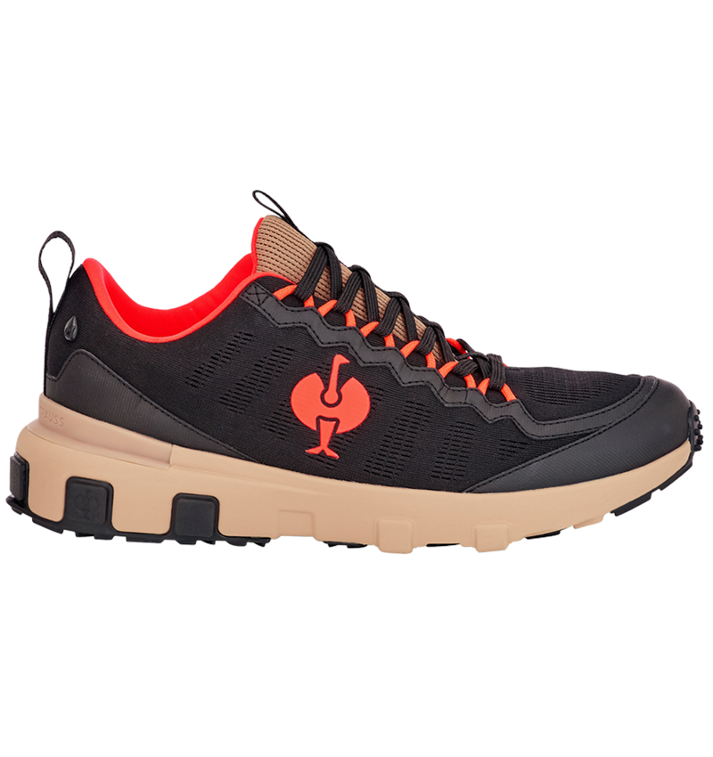 O6: O6 Berufsschuhe e.s. Poli low + schwarz/neutralbeige 4