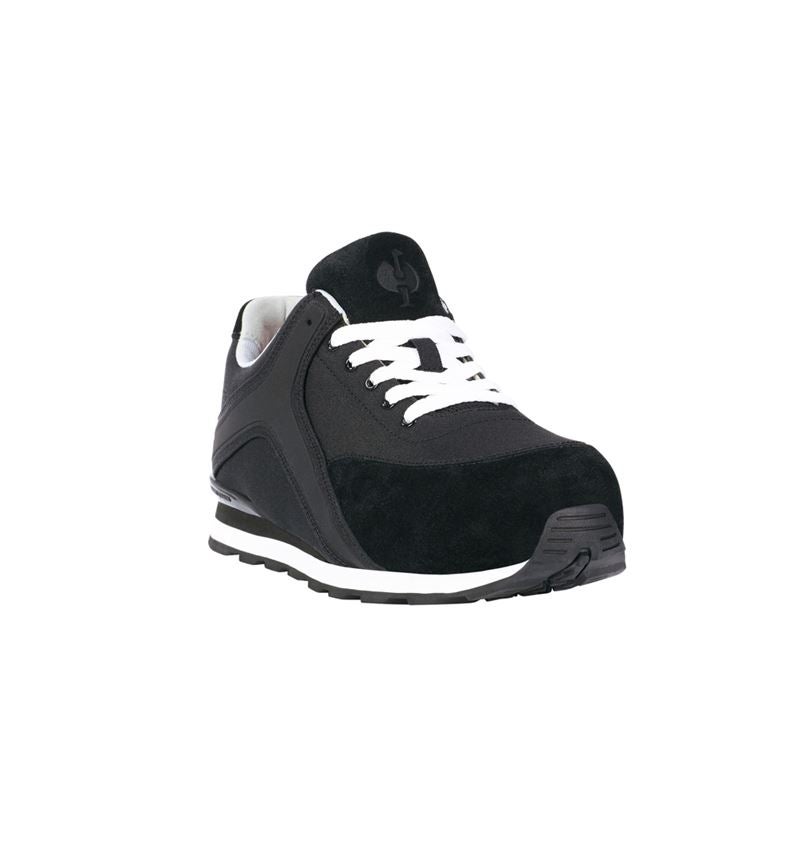 S1P: e.s. S1P Sicherheitshalbschuhe Sutur + schwarz/weiß 3