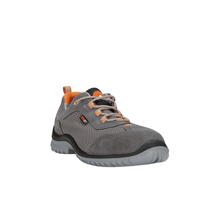 S1: STONEKIT S1 Sicherheitshalbschuhe Luca + anthrazit/orange 1