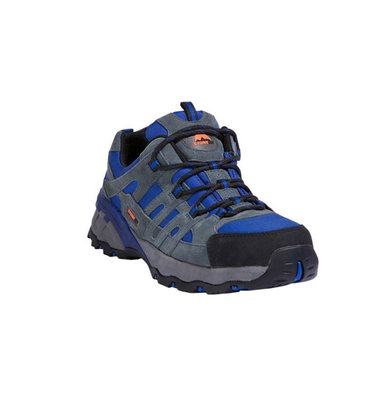 S1P: STONEKIT S1P Sicherheitshalbschuhe Verona + grau/blau 1