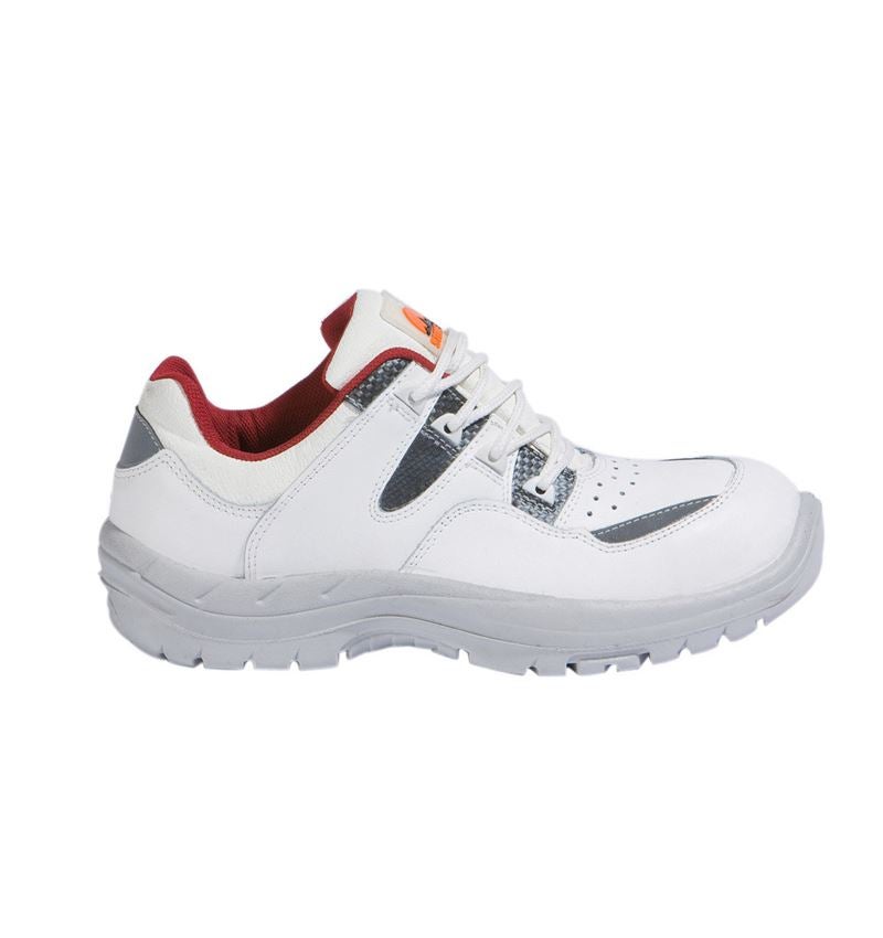 S1: STONEKIT S1 Sicherheitshalbschuhe Milos + weiß