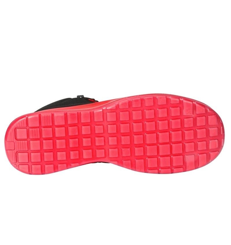 S1P: S1P Sicherheitsschuhe e.s. Banco mid + schwarz/solarrot 2