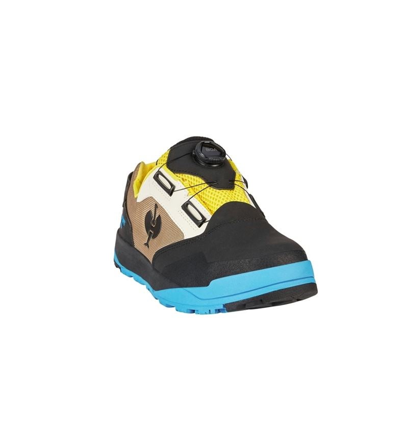S1: S1 Sicherheitshalbschuhe e.s. Nakuru low + pergament/schwarz/bergblau 4