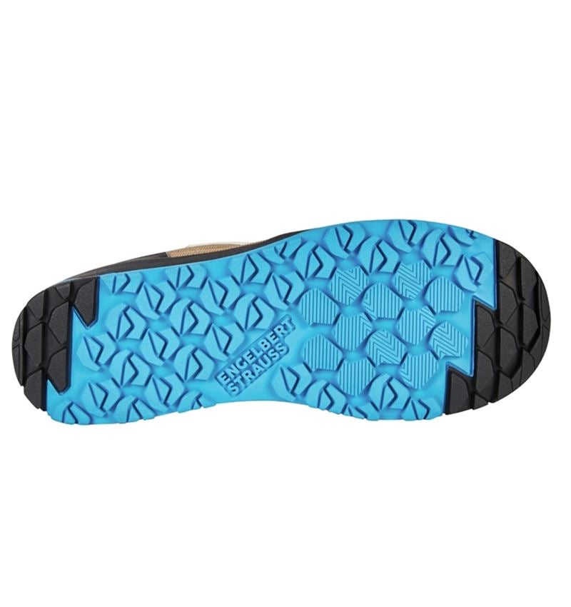 S1: S1 Sicherheitshalbschuhe e.s. Nakuru low + pergament/schwarz/bergblau 5