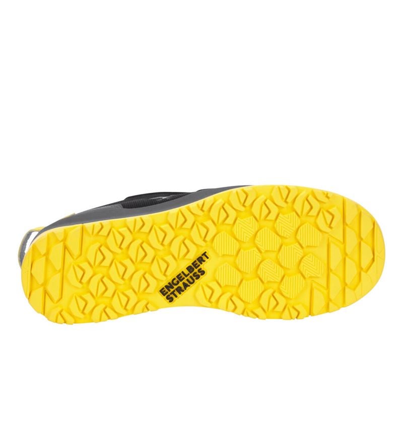 Sicherheitsschuhe: S1 Sicherheitshalbschuhe e.s. Nakuru low + schwarz/chromgelb 5