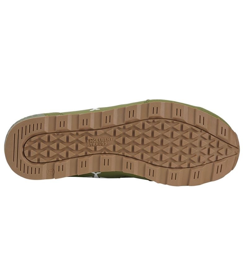 S1: S1 Sicherheitshalbschuhe e.s. Sirius II + berggrün/mandelbraun 4