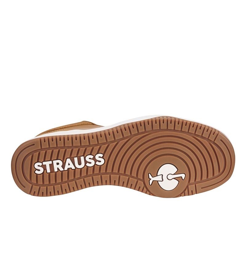 S1: S1 Sicherheitshalbschuhe e.s. Eindhoven low + mandelbraun/weiß 5