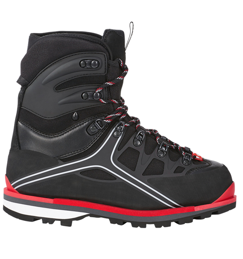 S3: e.s. S3 Sicherheitsstiefel Polyxo high + schwarz/rot 2