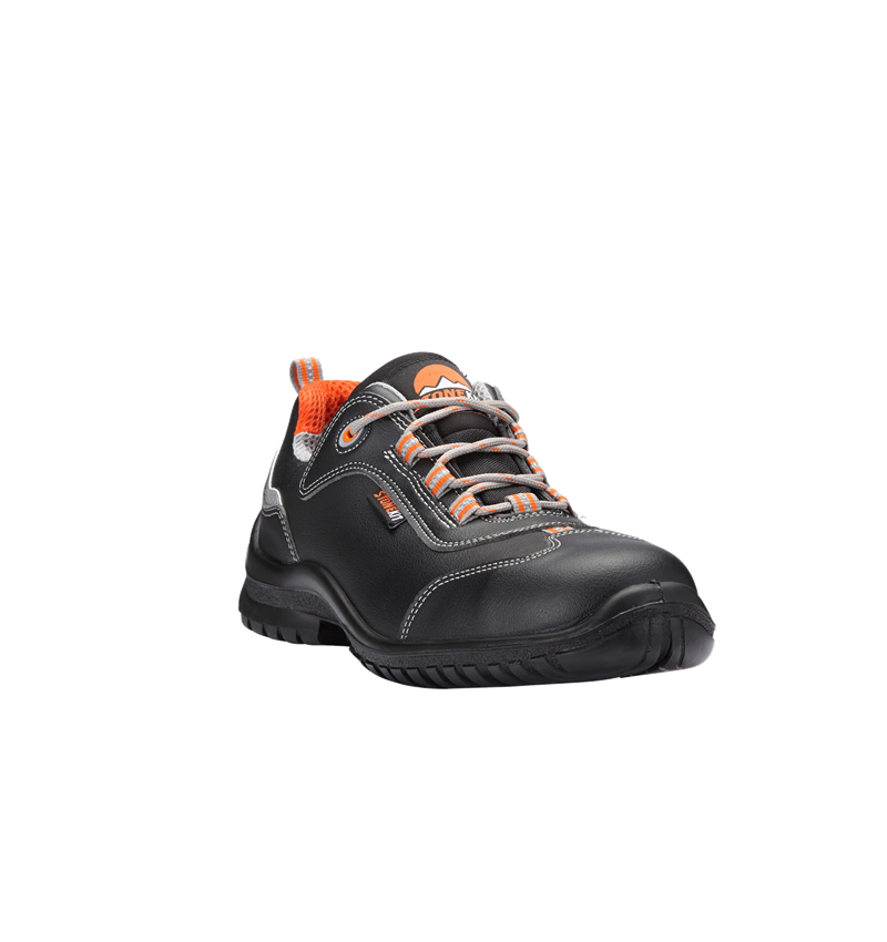 S3: STONEKIT S3 Sicherheitshalbschuhe Luke + schwarz/orange 1