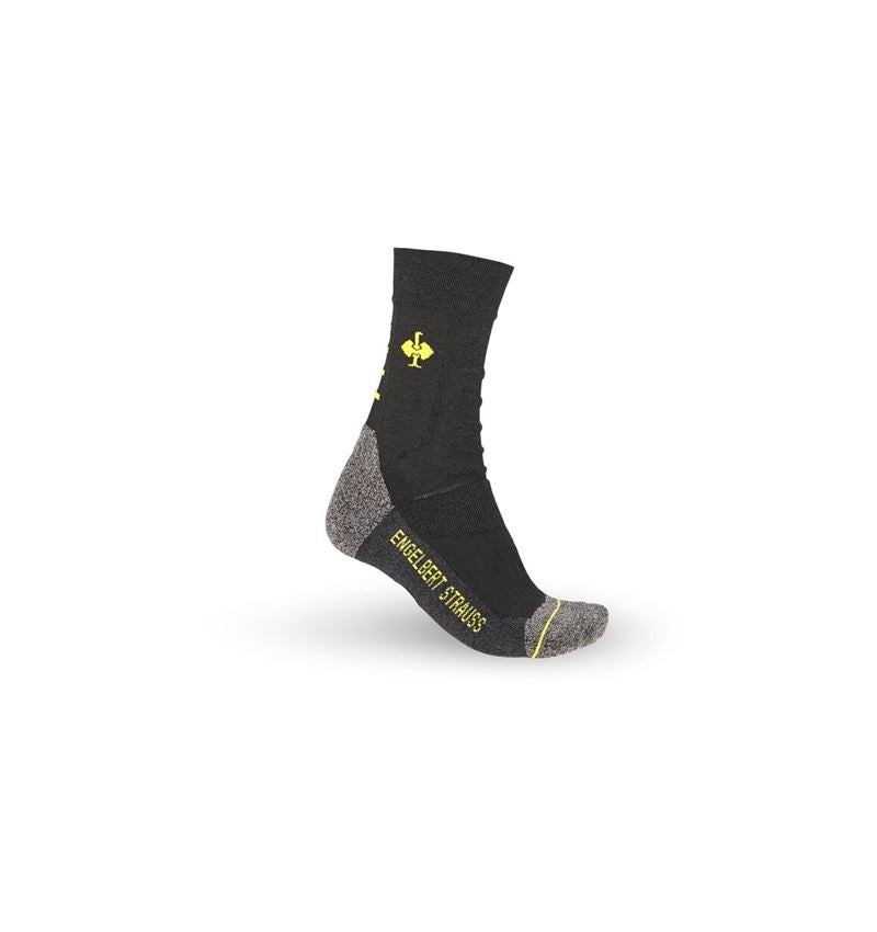 Winter: e.s. Allround Socken Function light/high + schwarz