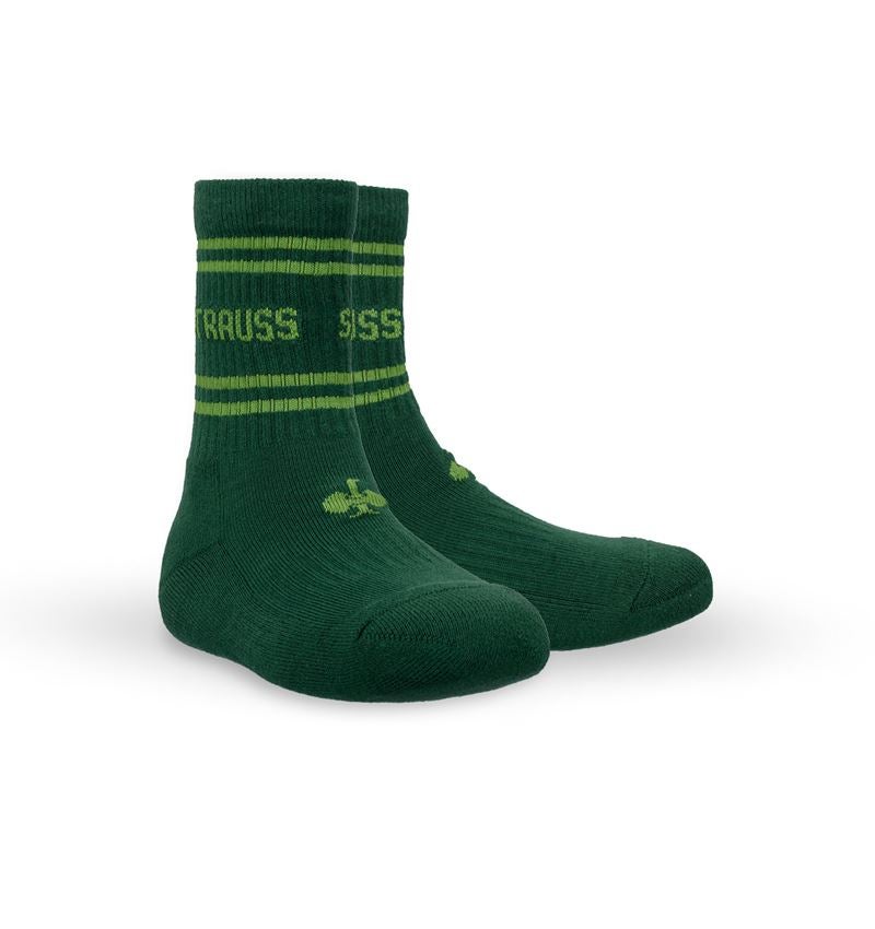 Socken | Strümpfe: e.s. Allround Socken Classic light/high,Kinder,3er + grün/seegrün