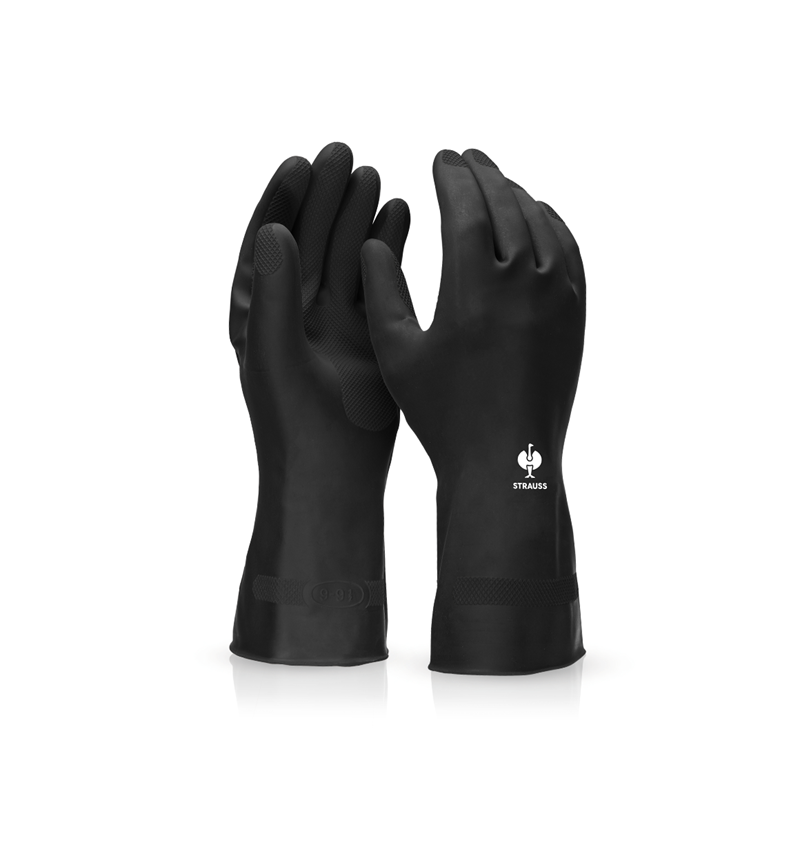 Beschichtet: Latex-Spezialhandschuhe