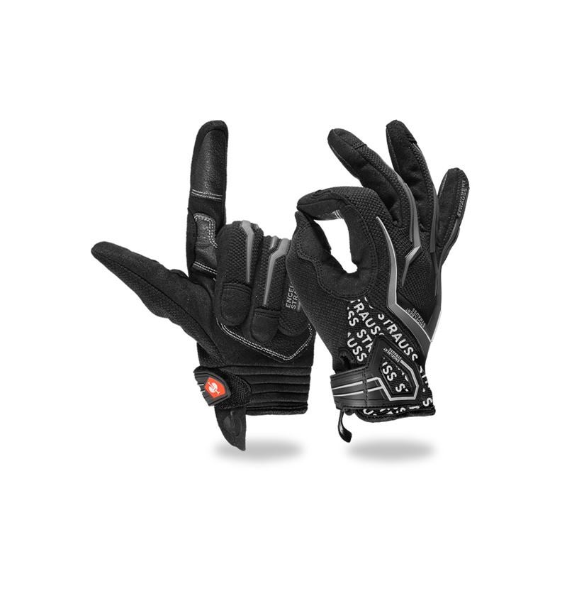 Hybrid: e.s. Mechaniker-Winterhandschuhe Mirage Ice + schwarz/grau