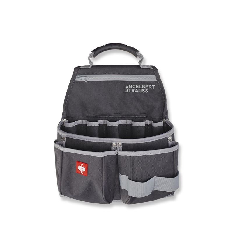 Accessoires: e.s. Werkzeugtasche, 3 Fächer + anthrazit/platin