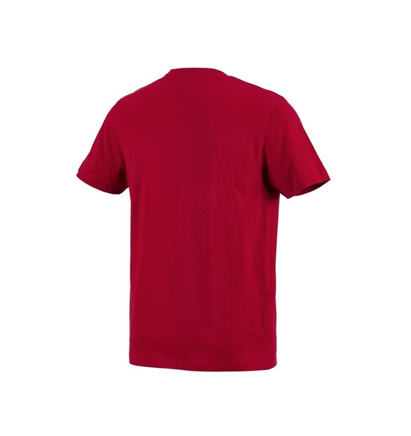 Shirts & Co.: e.s. T-Shirt cotton + rot 6