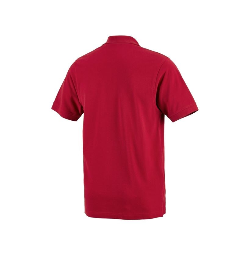 Shirts & Co.: e.s. Polo-Shirt cotton Pocket + rot 4