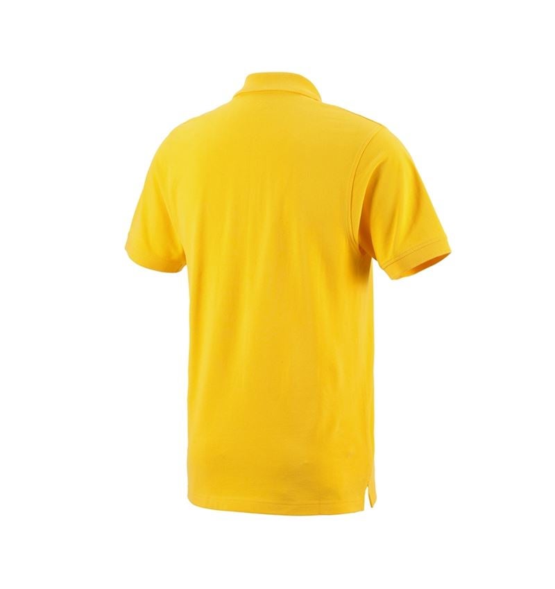 Shirts & Co.: e.s. Polo-Shirt cotton Pocket + gelb 1