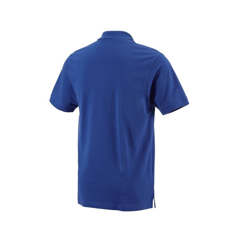 Shirts & Co.: e.s. Polo-Shirt cotton Pocket + kornblau 1