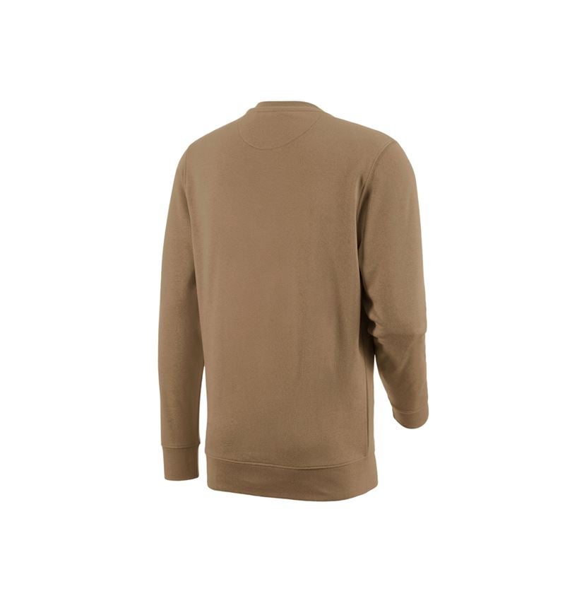 Shirts & Co.: e.s. Sweatshirt poly cotton + khaki 3