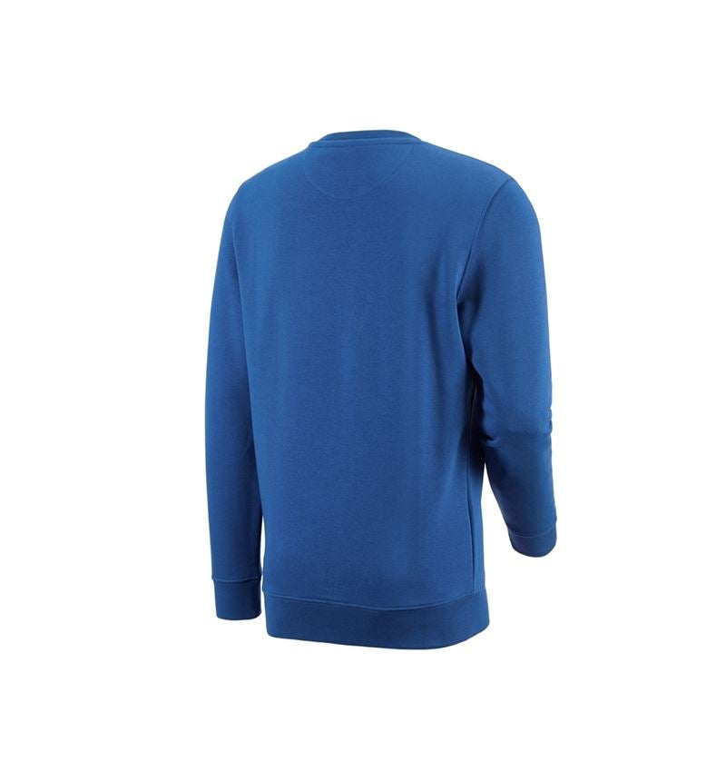 Shirts & Co.: e.s. Sweatshirt poly cotton + enzianblau 2