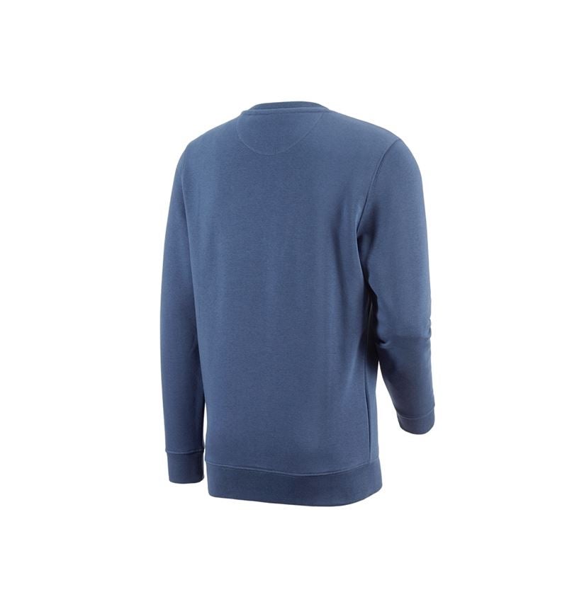 Shirts & Co.: e.s. Sweatshirt poly cotton + kobalt 2