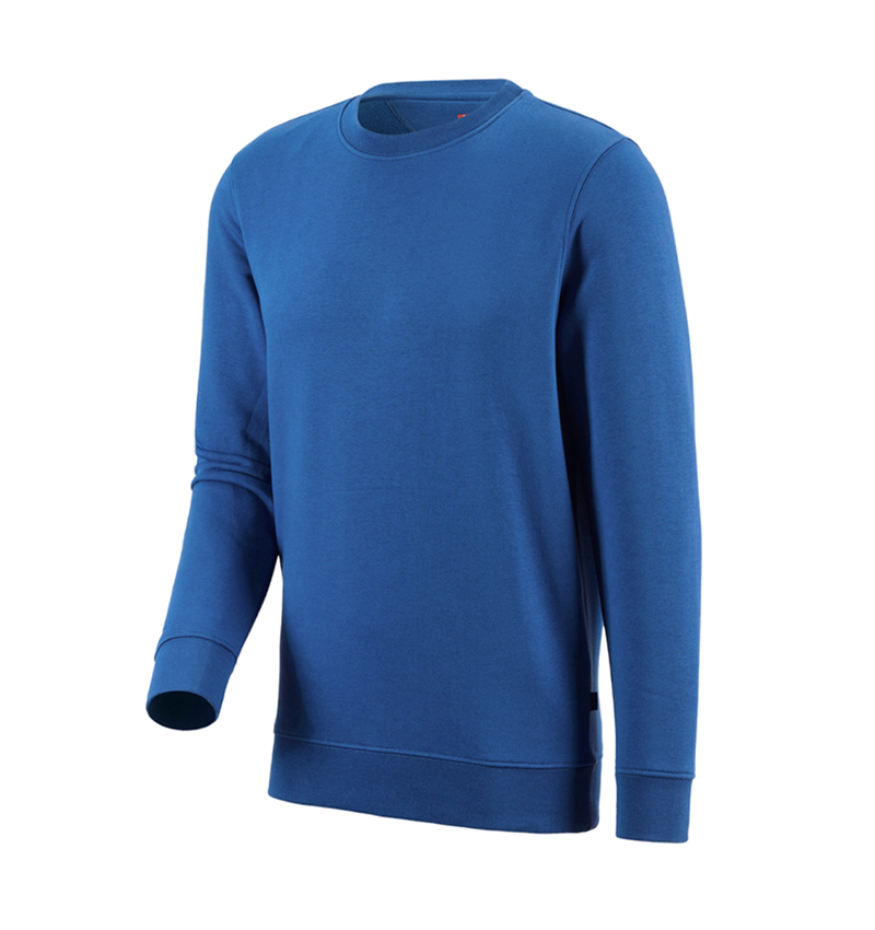 Shirts & Co.: e.s. Sweatshirt poly cotton + enzianblau 1