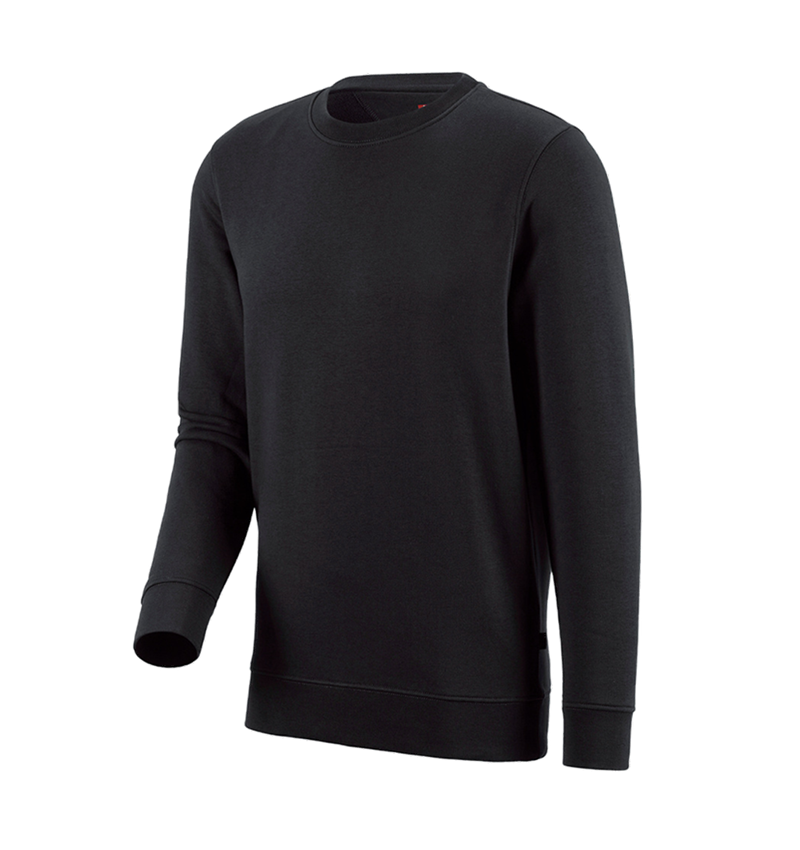 Shirts & Co.: e.s. Sweatshirt poly cotton + schwarz 5