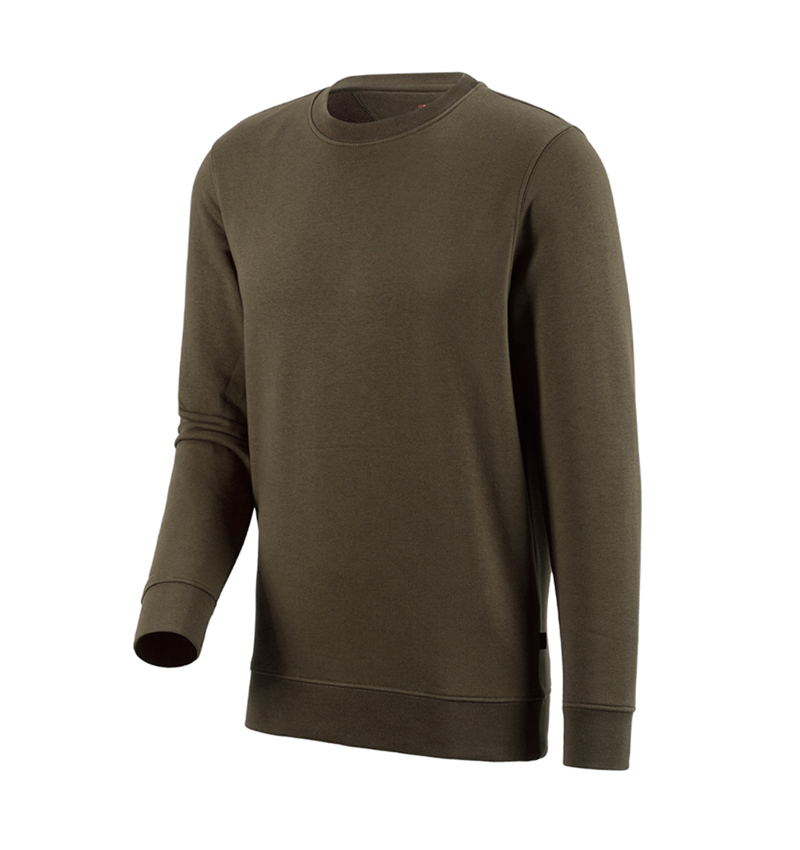 Shirts & Co.: e.s. Sweatshirt poly cotton + oliv 1