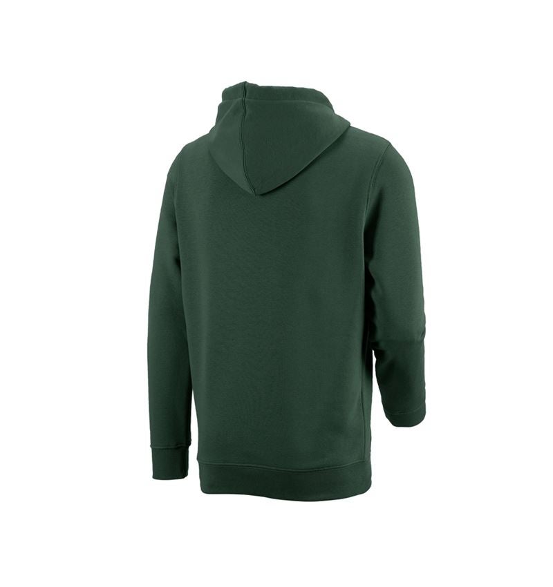 Shirts & Co.: e.s. Hoody-Sweatshirt poly cotton + grün 4