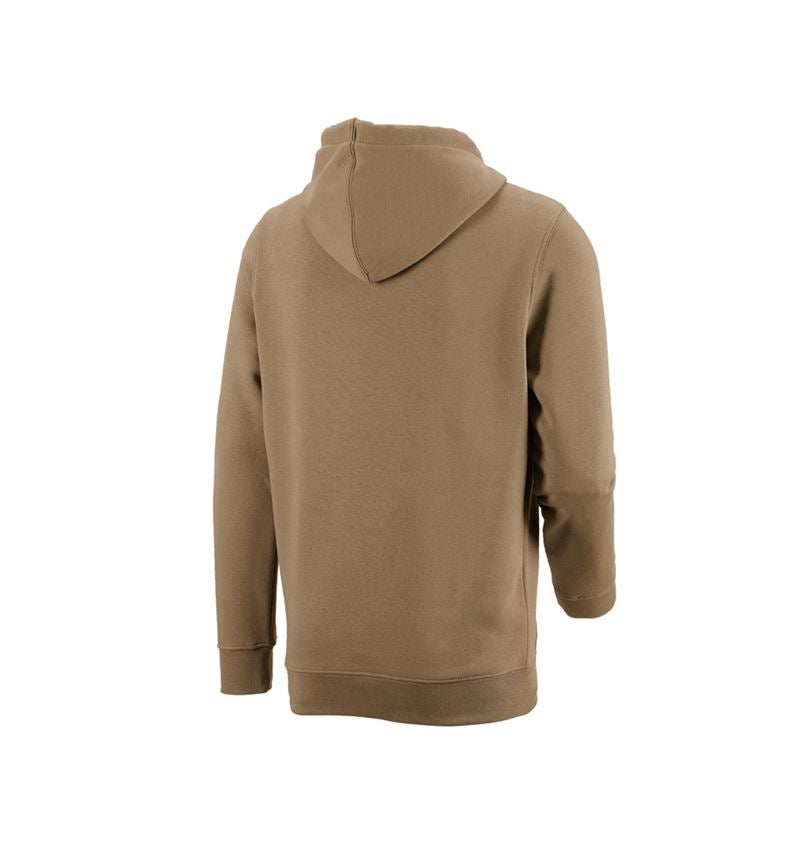 Shirts & Co.: e.s. Hoody-Sweatshirt poly cotton + khaki 2