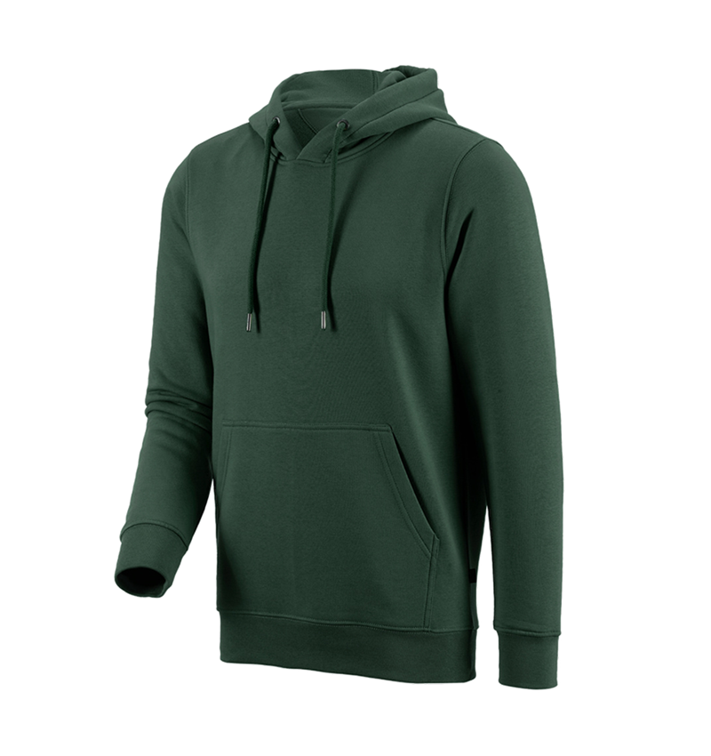 Shirts & Co.: e.s. Hoody-Sweatshirt poly cotton + grün 3
