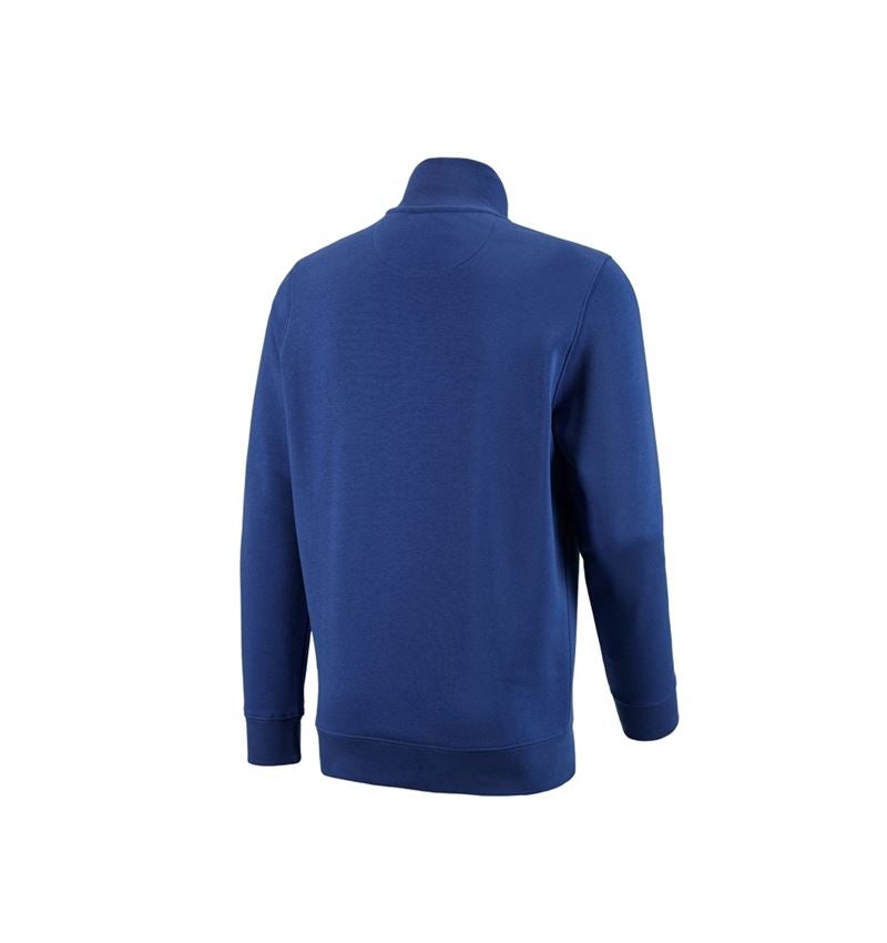 Shirts & Co.: e.s. ZIP-Sweatshirt poly cotton + kornblau 1