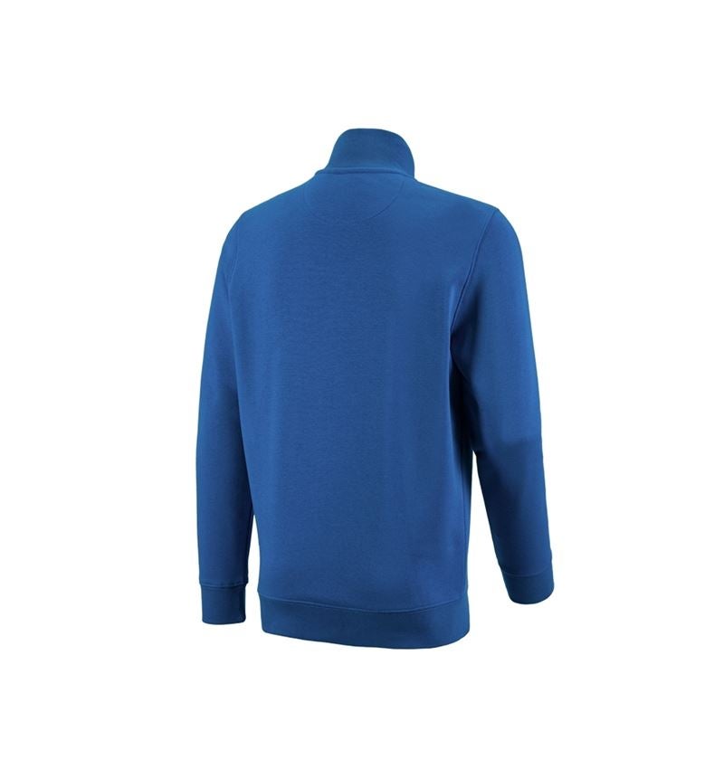 Shirts & Co.: e.s. ZIP-Sweatshirt poly cotton + enzianblau 3