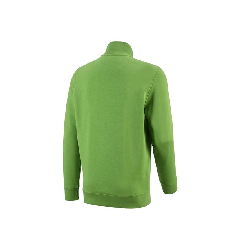 Shirts & Co.: e.s. ZIP-Sweatshirt poly cotton + seegrün 1