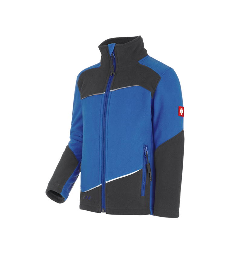 Jacken: Fleece Jacke e.s.motion 2020, Kinder + enzianblau/graphit